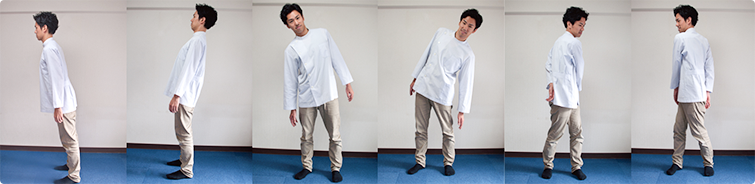 前後・左右・回線の動き